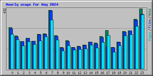 Hourly usage for May 2024